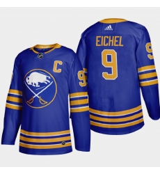 Buffalo Sabres 9 Jack Eichel Men Adidas 2020 21 Home Authentic Player Stitched NHL Jersey Royal Blue