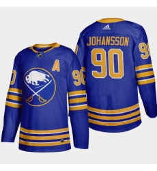 Buffalo Sabres 90 Marcus Johansson Men Adidas 2020 21 Home Authentic Player Stitched NHL Jersey Royal Blue