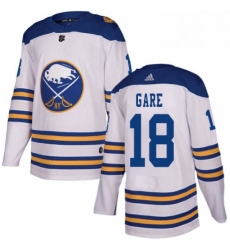 Mens Adidas Buffalo Sabres 18 Danny Gare Authentic White 2018 Winter Classic NHL Jersey 