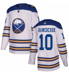 Youth Adidas Buffalo Sabres 10 Dale Hawerchuk Authentic White 2018 Winter Classic NHL Jersey 