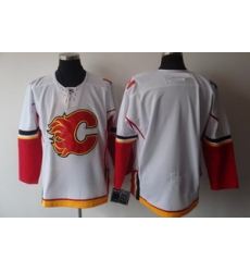 2011 Calgary Flames  Blank white Jerseys