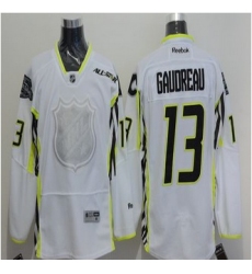 Calgary Flames #13 Johnny Gaudreau White 2015 All Star Stitched NHL Jersey