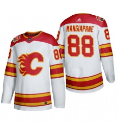 Men Calgary Flames 88 Andrew Mangiapane Authentic 2019 Heritage Classic White Jersey