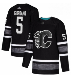 Mens Adidas Calgary Flames 5 Mark Giordano Black 2019 All Star Game Parley Authentic Stitched NHL Jersey 