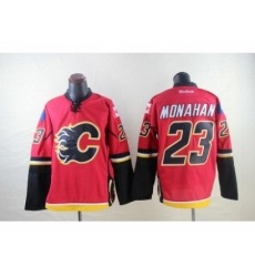 NHL Calgary Flames #23 Sean Monahan Red Stitched Jerseys