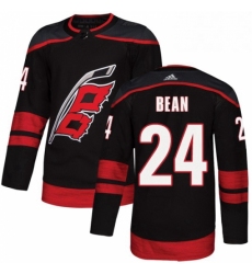 Mens Adidas Carolina Hurricanes 24 Jake Bean Premier Black Alternate NHL Jersey 