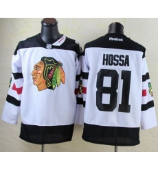Blackhawks #81 Marian Hossa White 2016 Stadium Series Stitched NHL Jersey