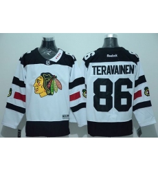 Blackhawks #86 Teuvo Teravainen White 2016 Stadium Series Stitched NHL Jersey 1834 35380