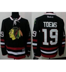 Chicago Blackhawks 19 Jonathan Toews Black NHL Jerseys 2014 New Style