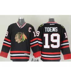 Chicago Blackhawks #19 Jonathan Toews Black Stitched NHL Jersey