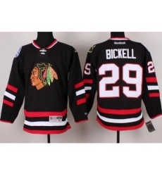 Chicago Blackhawks 29 Bryan Bickell Black 2014 Stadium Series NHL Jersey A PATCH