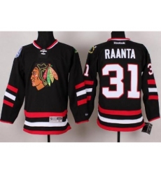 Chicago Blackhawks 31 Antti Raanta Black 2014 Stadium Series NHL Jersey A PATCH