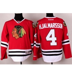 Chicago Blackhawks 4 Nikals Hjalmarsson Red Hockey NHL Jerseys