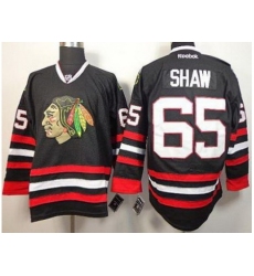 Chicago Blackhawks 65 Andrew Shaw Black NHL Jerseys