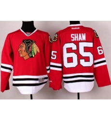 Chicago Blackhawks 65 Andrew Shaw Red Hockey NHL Jerseys