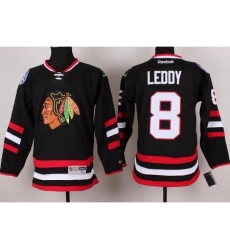 Chicago Blackhawks 8 Nick Leddy Black 2014 Stadium Series NHL Jersey