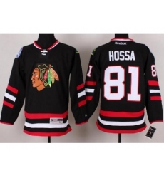Chicago Blackhawks 81 Marian Hossa Black 2014 Stadium Series NHL Jersey