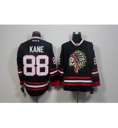 Chicago Blackhawks #88 Patrick Kane Black Skull Reebok Authentic Stitched NHL Jersey