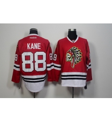Chicago Blackhawks #88 Patrick Kane Red Skull Reebok Authentic Stitched NHL Jersey