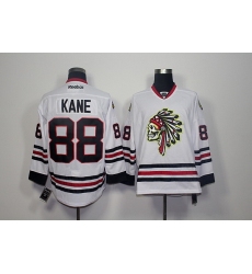 Chicago Blackhawks #88 Patrick Kane White Skull Reebok Authentic Stitched NHL Jersey