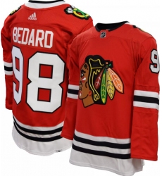 Men Chicago Blackhawks Connor Bedard #98 Red Stitched NHL jersey