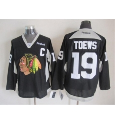 NHL Chicago Blackhawks #19 Jonathan Toews black jerseys