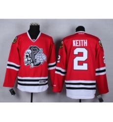 NHL Chicago Blackhawks #2 Duncan Keith Stitched red jerseys[2014 new]