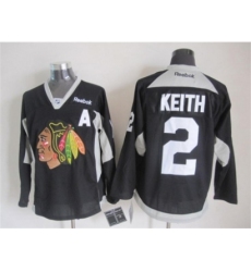 NHL Chicago Blackhawks #2 Duncan Keith black jerseys