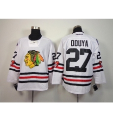 NHL Chicago Blackhawks #27 Oduya 2015 Winter Classic White Jerseys