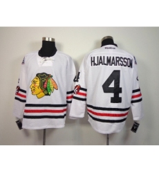 NHL Chicago Blackhawks #4 Niklas Hjalmarsson 2015 Winter Classic White Jerseys