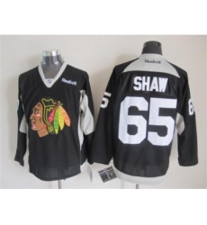 NHL Chicago Blackhawks #65 Andrew Shaw black jerseys