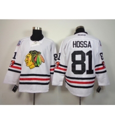 NHL Chicago Blackhawks #81 Hossa 2015 Winter Classic White Jerseys