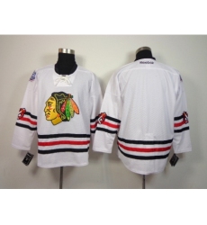 NHL Chicago Blackhawks Blank 2015 Winter Classic White Jerseys