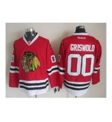 NHL Jerseys Chicago Blackhawks #00 Griswold red