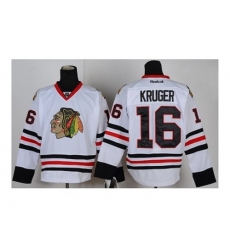 NHL Jerseys Chicago Blackhawks #16 kruger white[kruger]