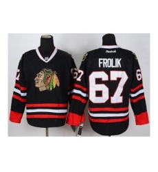 NHL Jerseys Chicago Blackhawks #67 Frolik black
