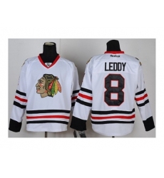NHL Jerseys Chicago Blackhawks #8 Leddy white Jerseys