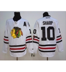 NHL chicago blackhawks #10 Patrick Sharp 2015 Winter Classic White Jerseys