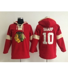 NHL chicago blackhawks #10 Patrick Sharp red jerseys[pullover hooded sweatshirt]