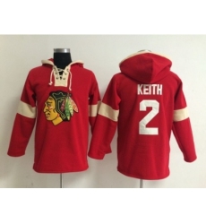 NHL chicago blackhawks #2 keith red jerseys[pullover hooded sweatshirt]