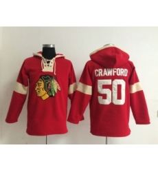 NHL chicago blackhawks #50 crawford red jerseys[pullover hooded sweatshirt]
