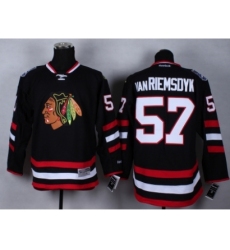 NHL chicago blackhawks #57 vanriemsdyk black Stitched jerseys[2014 new stadium]