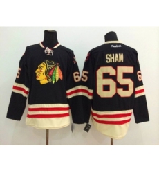 NHL chicago blackhawks #65 Andrew Shaw black jerseys(2015 new classic)
