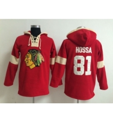 NHL chicago blackhawks #81 hossa red jerseys[pullover hooded sweatshirt]