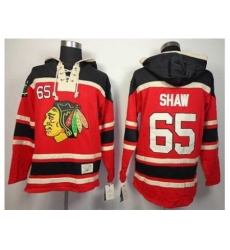NHL jerseys Chicago Blackhawks #65 Shaw red[pullover hooded sweatshirt]