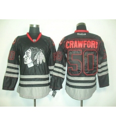 nhl jerseys  Chicago Blackhawks 50 CRAWFORD black new Ice