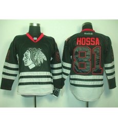 nhl jerseys  Chicago Blackhawks 81 HOSSA black Ice