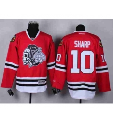 nhl jerseys chicago blackhawks #10 sharp red-1[the skeleton head]