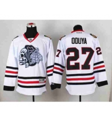 nhl jerseys chicago blackhawks #27 oduya white-1[the skeleton head][oduya]