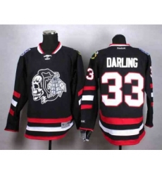 nhl jerseys chicago blackhawks #33 darling black-1[2014 Stadium Series][the skeleton head][darling]